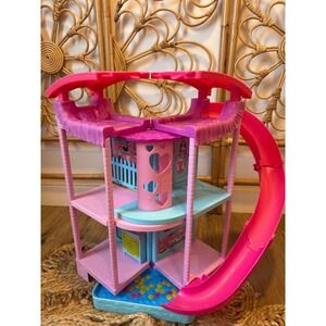 Barbie Chelsea Playhouse 3-Level Dollhouse with Pink‎ Slide and Pet Areas